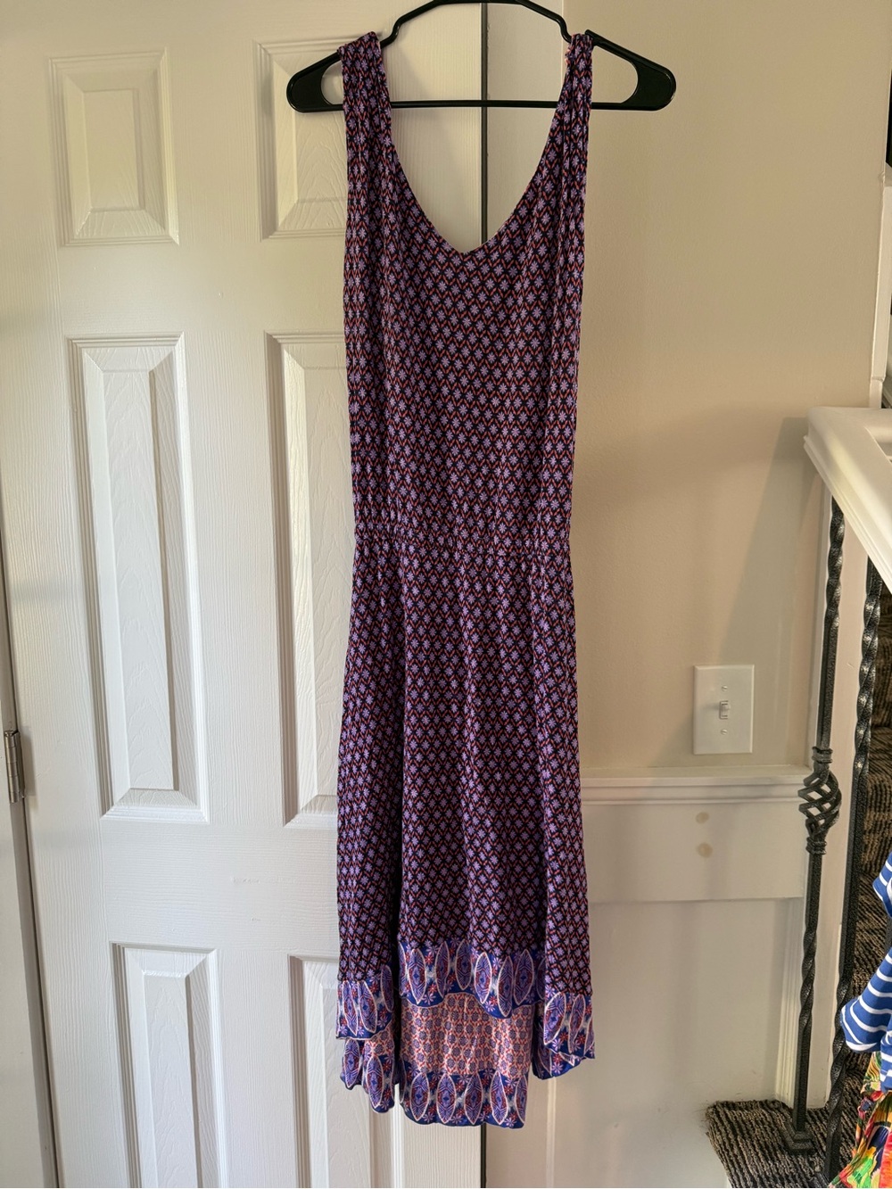 Matilda Jane Summer Caravan sleeveless high-low dress Size XL EC2